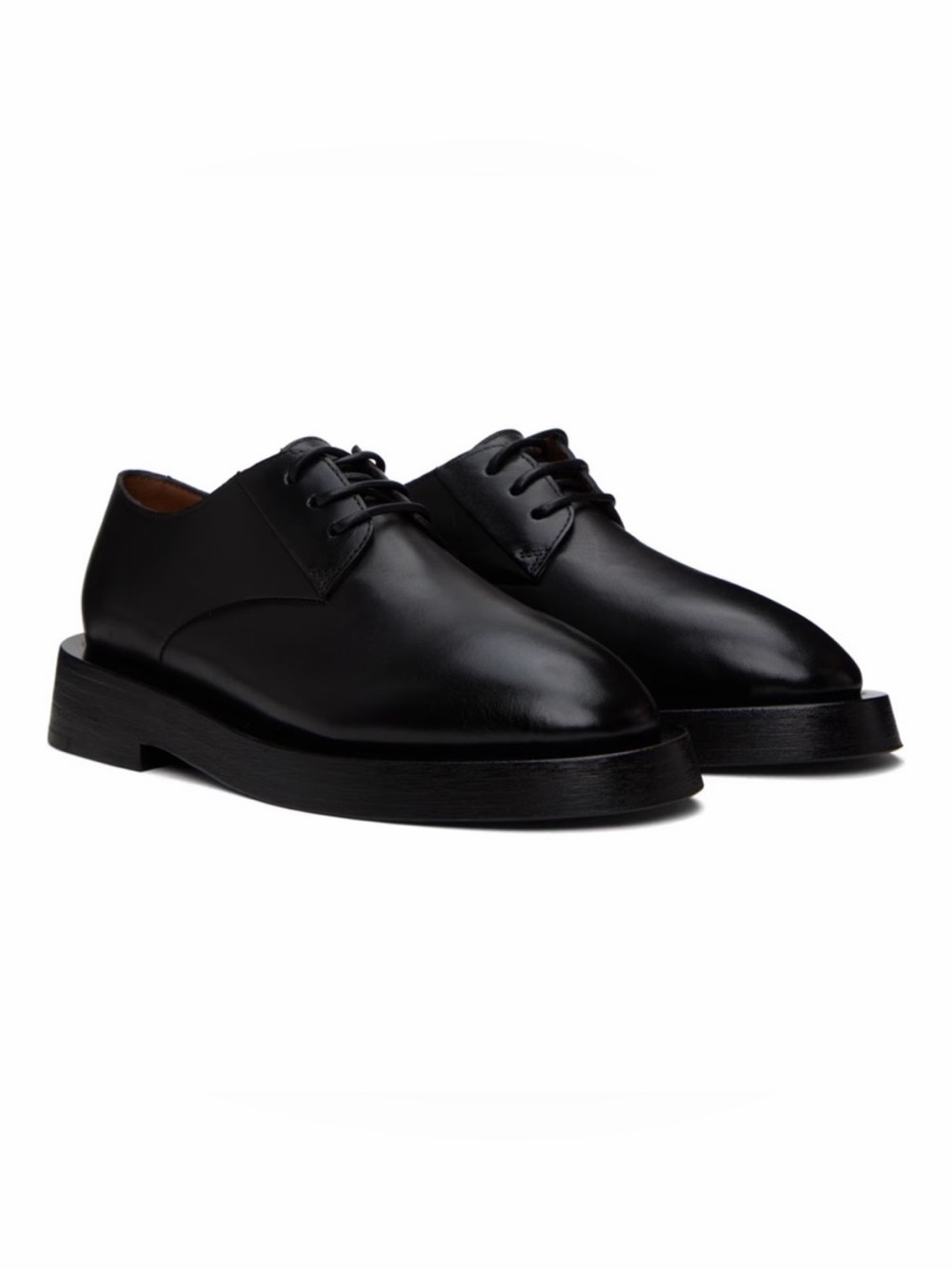 Marsèll Mentone Black Leather Derby Shoes Men’s US 6.5 EU 38.5 $815